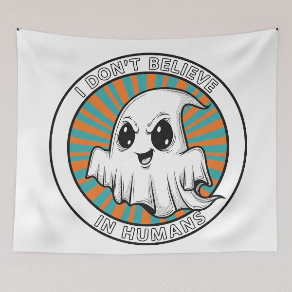 Item preview, I Don't Believe In Humans Ghost designed and sold by Owcomm.