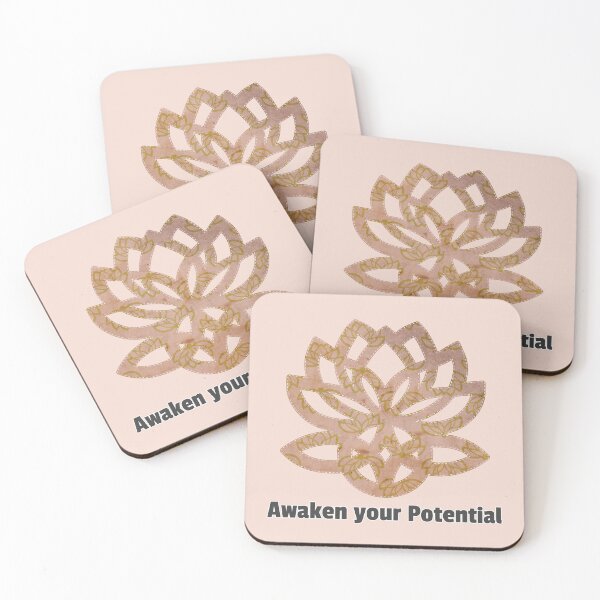Item preview, Awaken Your Potential | OM Rose Quartz & Mystic Gold | Spiritual Boho Design designed and sold by 	aluzia.design.