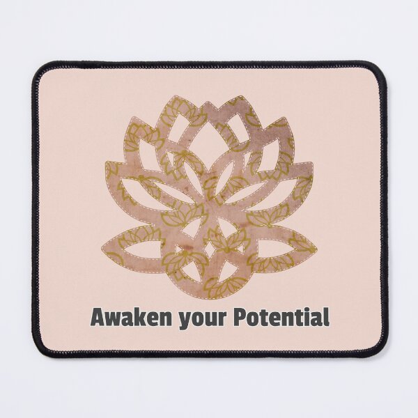 Item preview, Awaken Your Potential | OM Rose Quartz & Mystic Gold | Spiritual Boho Design designed and sold by aluzia.design.