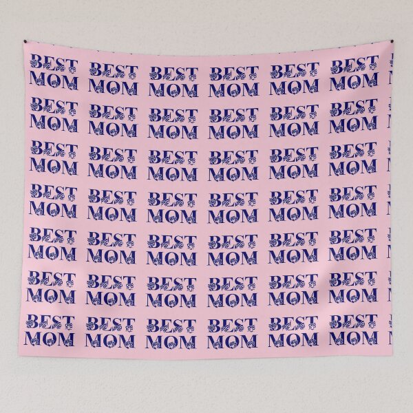 Item preview, Best Mom Blue Flag Eagle Wings Typography  designed and sold by SandyMDesigns.