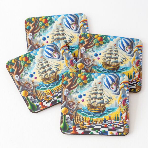Item preview, Chessboard Armada: A Surreal Seafarer’s Dream designed and sold by daweave77.