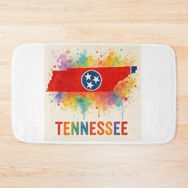 Item preview, Colorful watercolor Tennessee Tribute designed and sold by ArtistrySky.