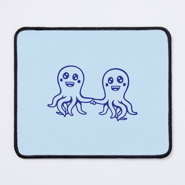 Item preview, Octopus Love Couple 2 Friends Holding Hands Valentine's Day designed and sold by shirt-o-mat.