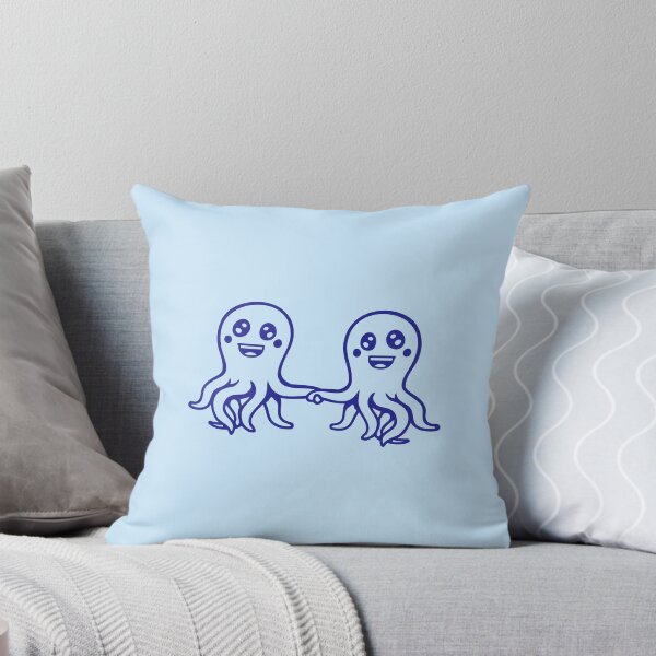 Item preview, Octopus Love Couple 2 Friends Holding Hands Valentine's Day designed and sold by shirt-o-mat.