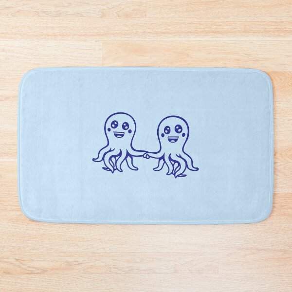 Item preview, Octopus Love Couple 2 Friends Holding Hands Valentine's Day designed and sold by shirt-o-mat.