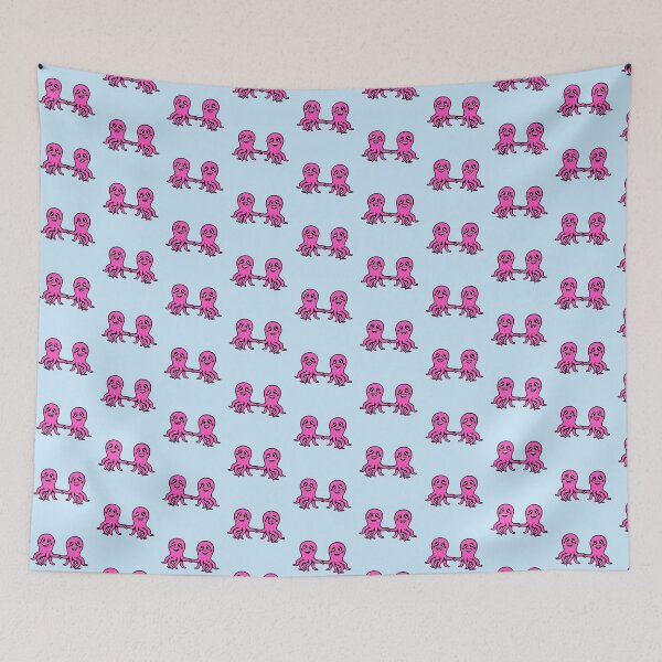 Item preview, Octopus Love Couple 2 Friends Holding Hands Valentine's Day designed and sold by shirt-o-mat.