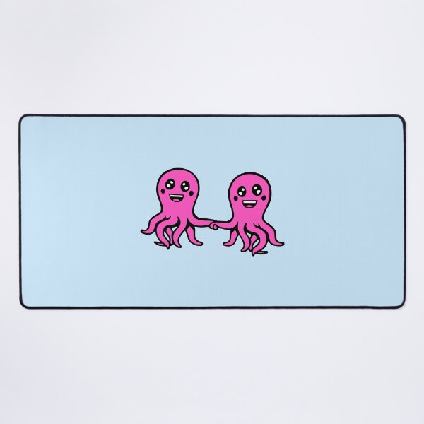 Item preview, Octopus Love Couple 2 Friends Holding Hands Valentine's Day designed and sold by shirt-o-mat.