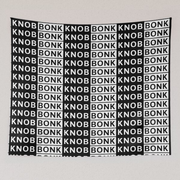 Item preview, Knob Bonk – Bold Rude Wordplay Design designed and sold by hangmeart.