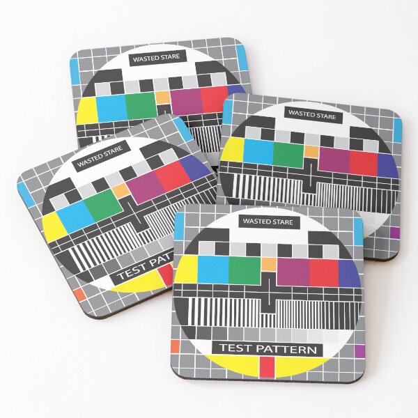 Item preview, TV Test Pattern, Wasted Stare, designed and sold by ASKEW GRAPHICS.