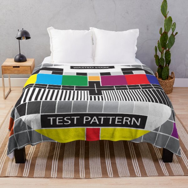 Item preview, TV Test Pattern, Wasted Stare, designed and sold by ASKEW GRAPHICS.