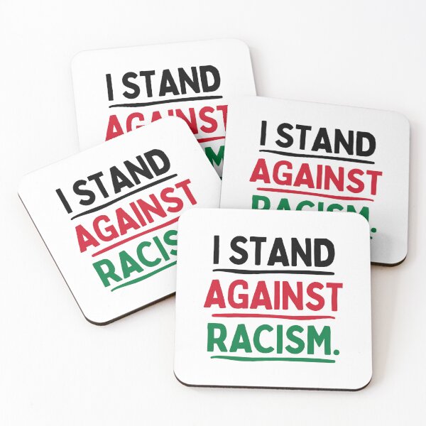 Item preview, I Stand Against Racism – Unity, Equality, Justice designed and sold by Ren's Red.