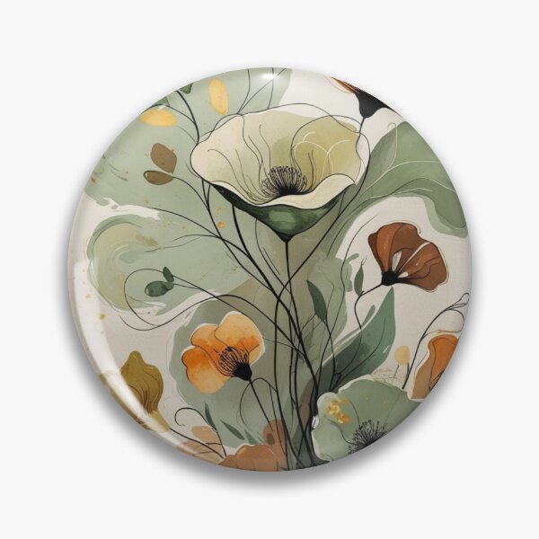 Item preview, Botanical Flower Pattern – Vintage Floral Design – Nature Art for Gifts & Home designed and sold by Art for Every Room.
