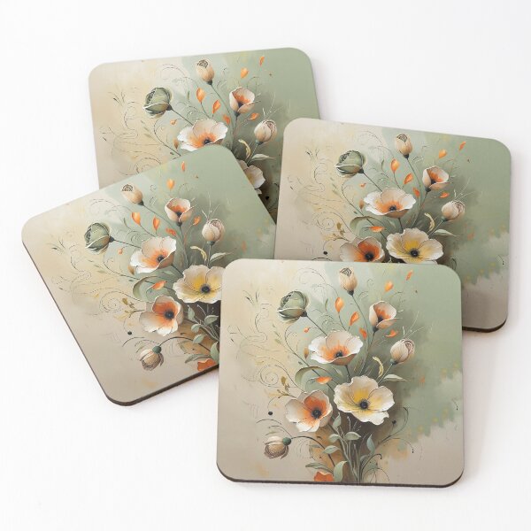 Item preview, Botanical Flowers Design – Vintage Floral Illustration – Nature Inspired Artwork designed and sold by Art for Every Room.