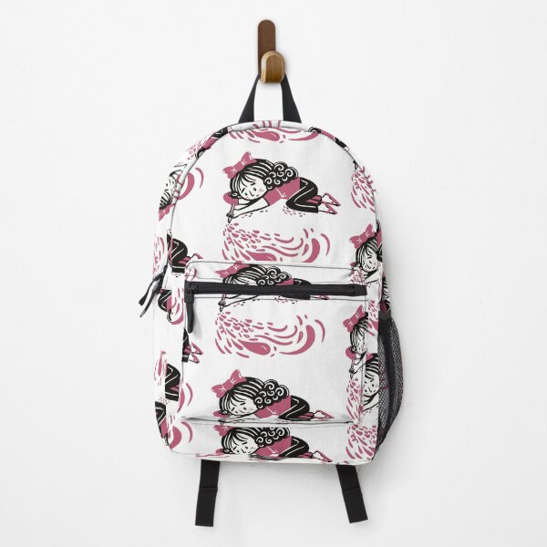 Item preview, Girl in a Bow Pink Drawing on the ground designed and sold by jasmineberry.
