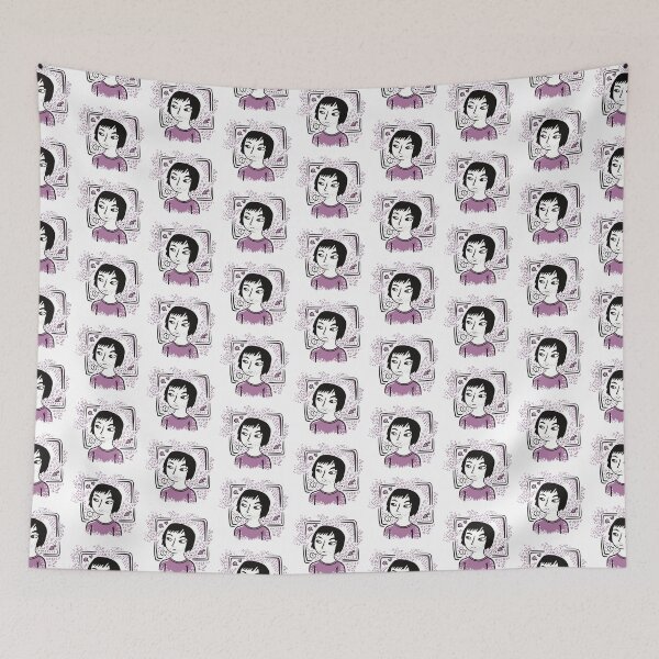 Item preview, Guy In Purple on a social media square designed and sold by jasmineberry.