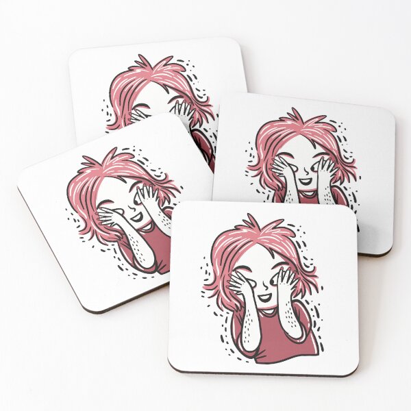 Item preview, Girl Hiding Her Face designed and sold by jasmineberry.