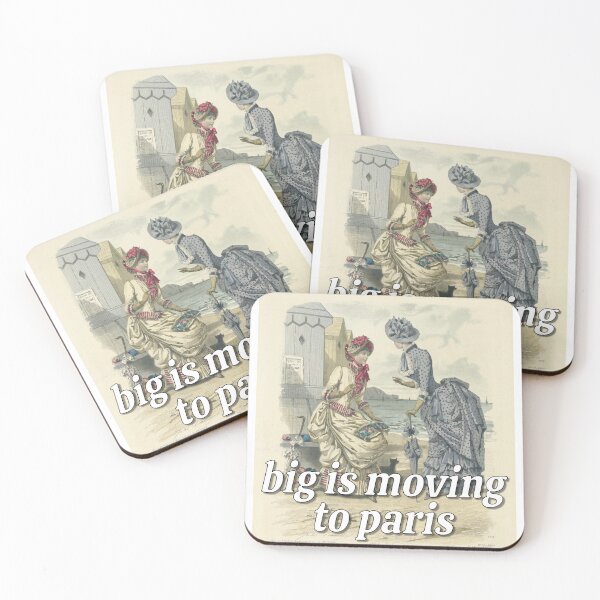 Item preview, Big is Moving to Paris Fashion Plate designed and sold by ellanely.