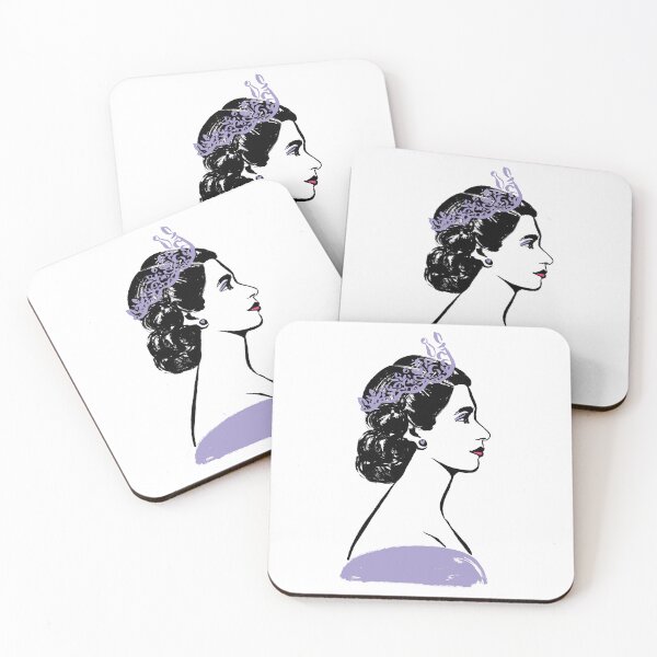 Item preview, Young Queen Elizabeth II Illustration designed and sold by Lisa Bellew Creative.