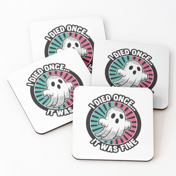 Item preview, I Died Once It Was Fine Ghost Swirls designed and sold by Owcomm.