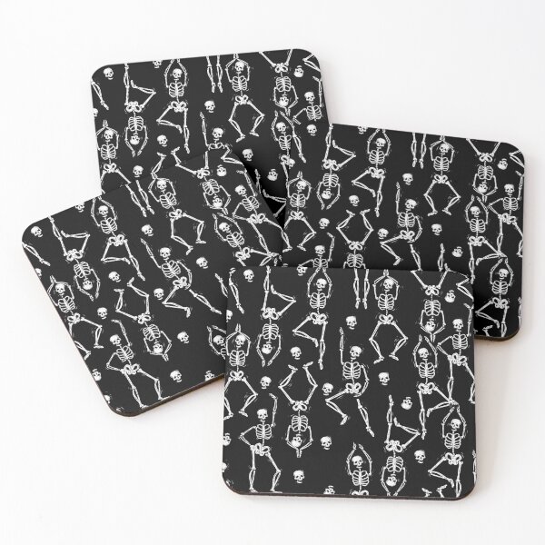 Item preview, halloween skeleton bones macabre sinister skulls designed and sold by Gossip Rag.
