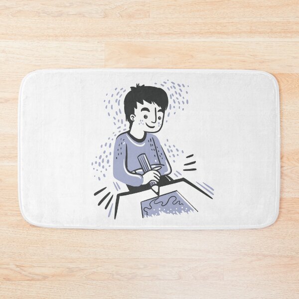 Item preview, Guy Writing Drawing designed and sold by jasmineberry.