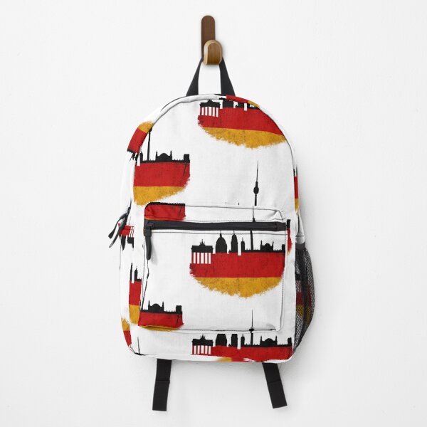 Item preview, Vintage Berlin Skyline with Distressed German Flag — German Pride Travel designed and sold by Globalcitytees.