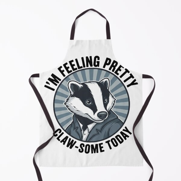 Item preview, I'm Feeling Pretty Claw Some Today Badger Pun designed and sold by Owcomm.
