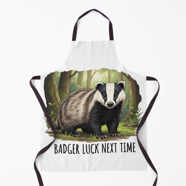 Item preview, Badger Luck Next Time Cute Woodland Animal designed and sold by Owcomm.