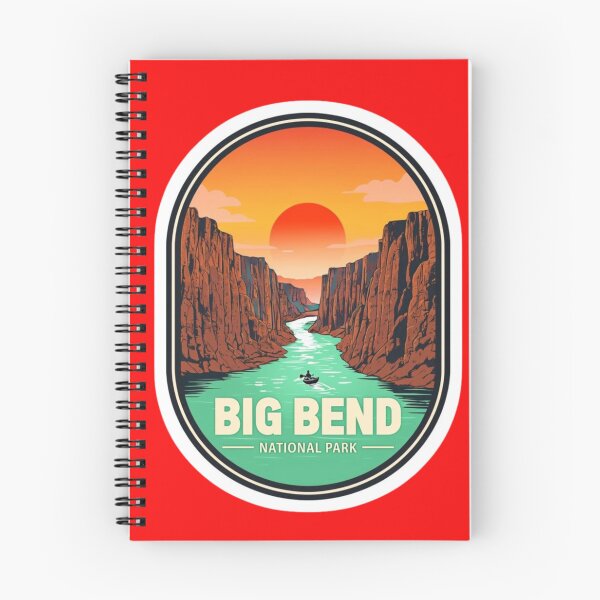 Item preview, Big Bend National Park Illustration designed and sold by Rue Market.