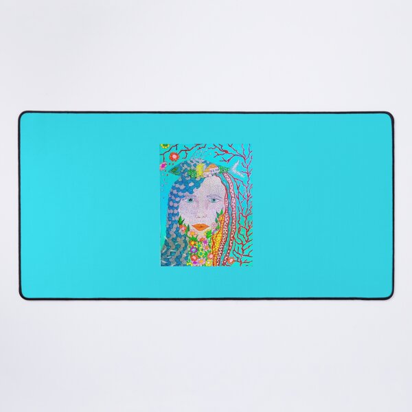 Item preview, Abstract blue sea Portrait designed and sold by MARYA.ART.