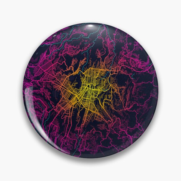 Item preview, Guatemala City Map - Neon designed and sold by deMAP.
