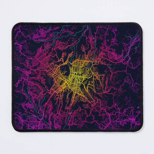 Item preview, Guatemala City Map - Neon designed and sold by deMAP.