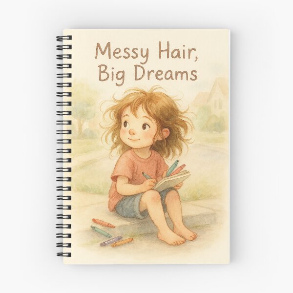 Item preview, Messy Hair Big Dreams designed and sold by mokato.