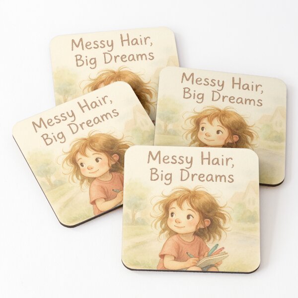 Item preview, Messy Hair Big Dreams designed and sold by mokato.