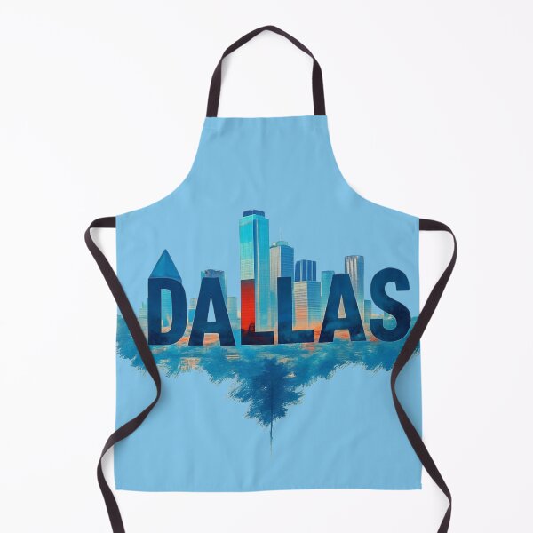 Item preview, Dallas Skyline Art with Bold Text designed and sold by Rue Market.