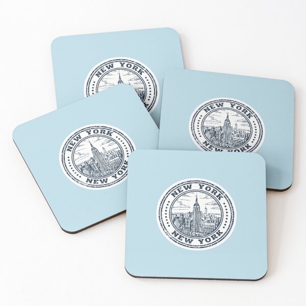 Item preview, Vintage New York City Skyline Badge designed and sold by Rue Market.