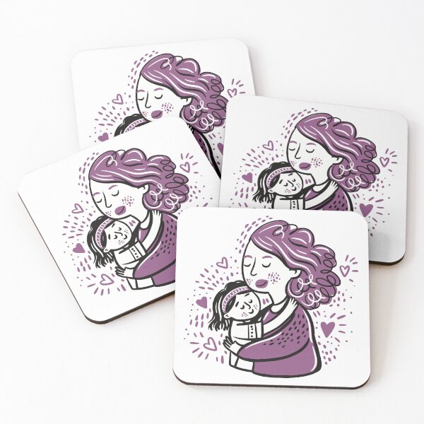 Item preview, Mum and Daughter in a Hug designed and sold by jasmineberry.