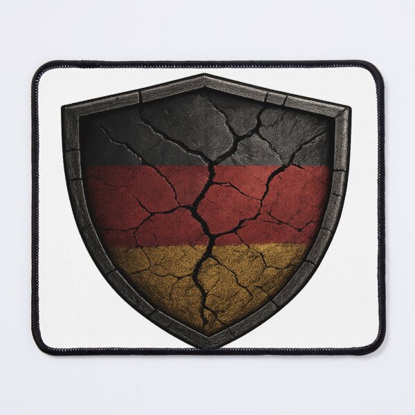 Item preview, Vintage Broken Shield: Distressed German Flag  designed and sold by Globalcitytees.