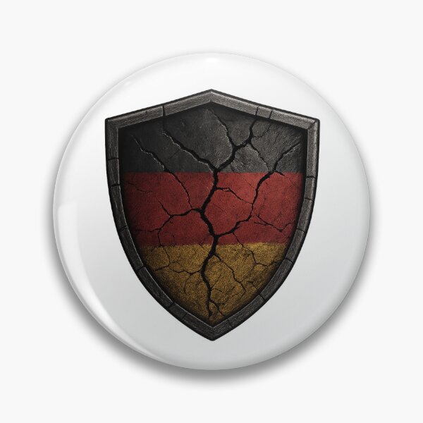Item preview, Vintage Broken Shield: Distressed German Flag  designed and sold by Globalcitytees.