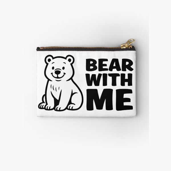 Item preview, Bear With Me – Cute Punny Bear Cartoon designed and sold by hangmeart.