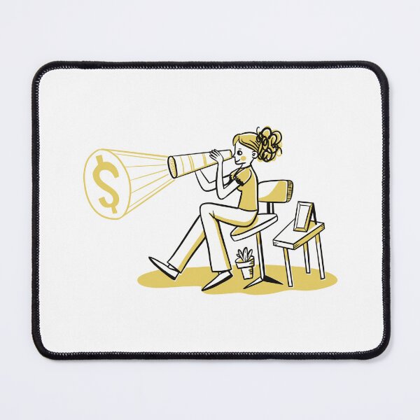 Item preview, Girl Seeking Money in Yellow designed and sold by jasmineberry.