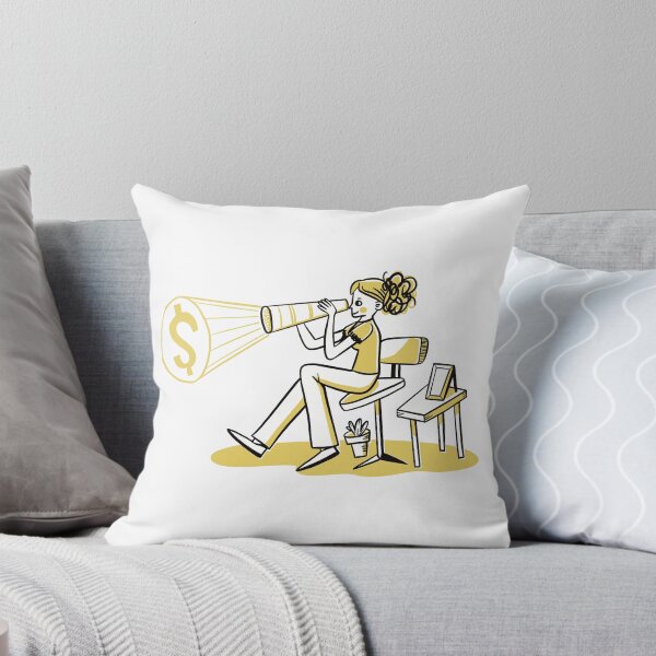 Item preview, Girl Seeking Money in Yellow designed and sold by jasmineberry.