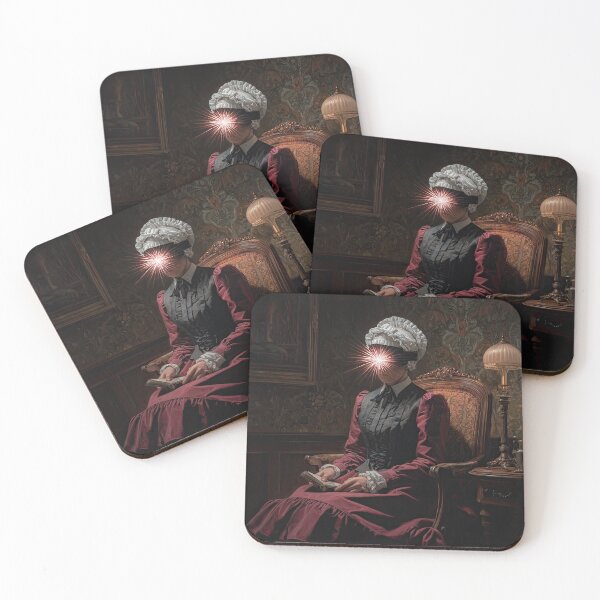 Item preview, Surrealist Victorian Woman Reading designed and sold by Shannon Hilson.