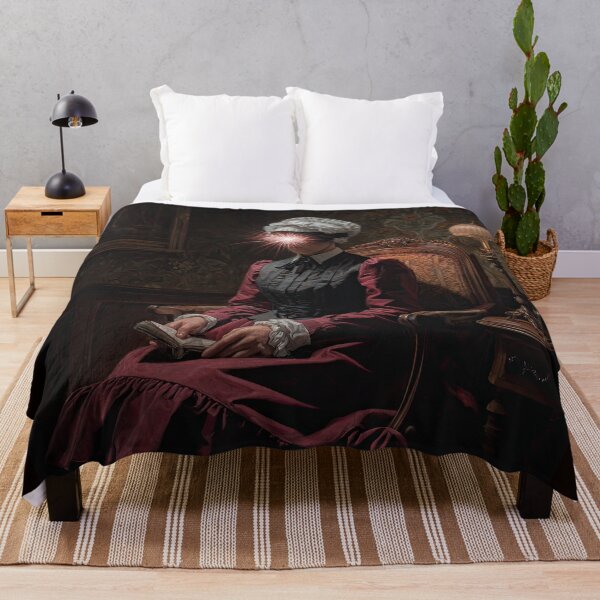 Item preview, Surrealist Victorian Woman Reading designed and sold by Shannon Hilson.