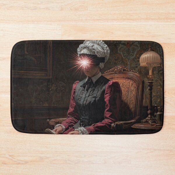 Item preview, Surrealist Victorian Woman Reading designed and sold by Shannon Hilson.