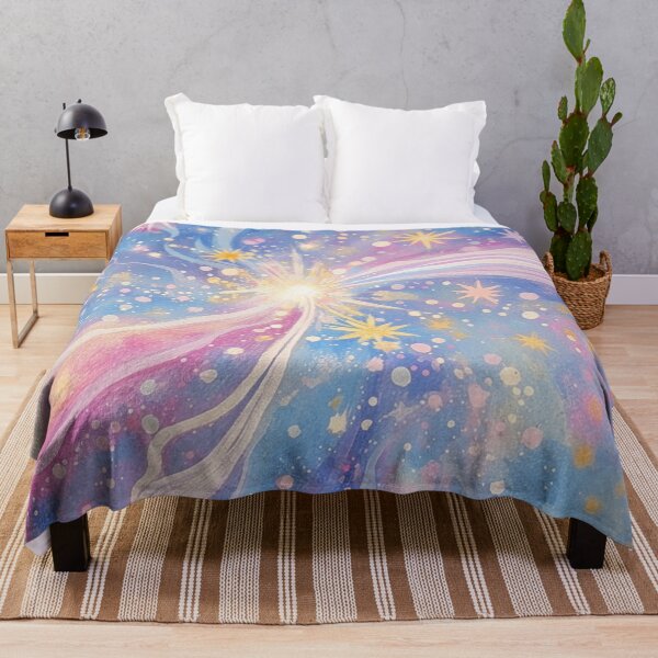 Item preview, Celestial Burst in Pastel Galaxy Ethereal Starry Night Sky designed and sold by trajeado14.