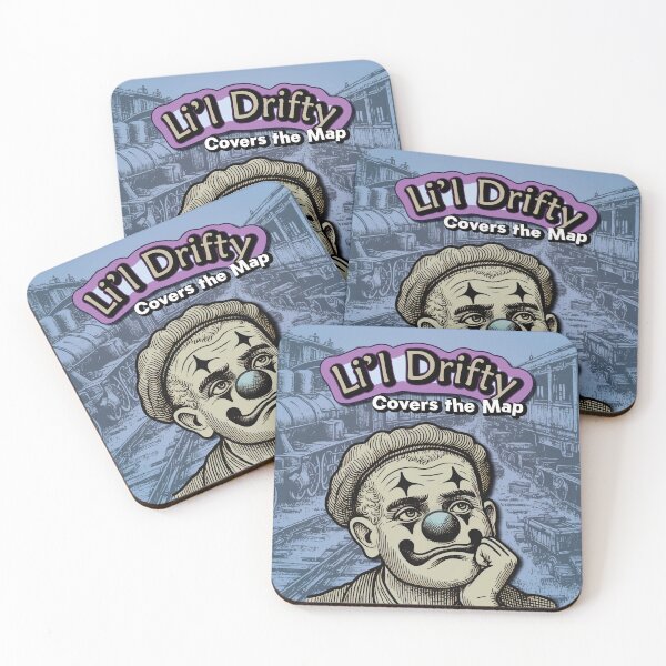 Item preview, Li'l Drifty Covers the Map designed and sold by Prankly.