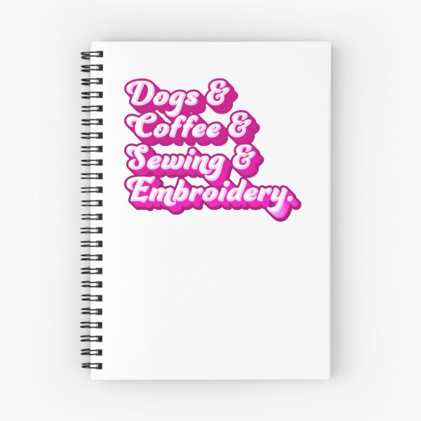 Item preview, Dogs & Coffee & Sewing & Embroidery designed and sold by jazzydevil.