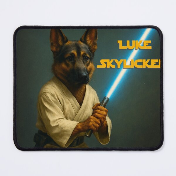 Item preview, Luke Skylicker – Funny Dog Jedi Parody Art designed and sold by Studio Reverie.