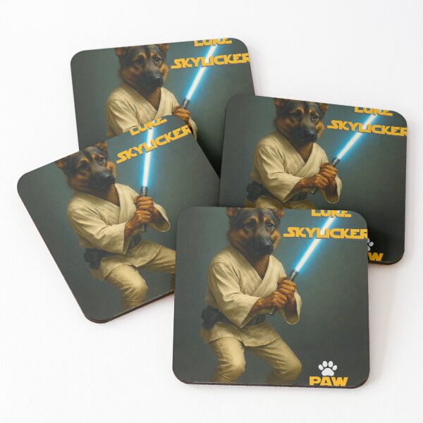 Item preview, Luke Skylicker – Funny Dog Jedi Parody Art designed and sold by Studio Reverie.